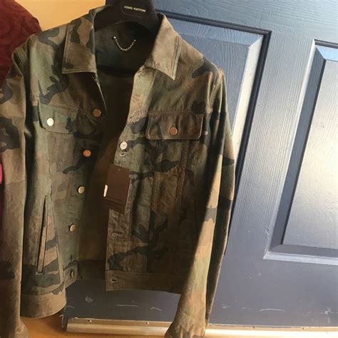 supreme louis vuitton camo denim jacket